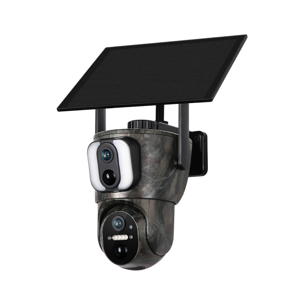 4G SIM Card Solar Panel PTZ 6MP Camera Two-Way Audio DUAL LENS (UBOX APP) - Image 4